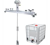 Agitador neumático - Mezclador de pintura de 3/4HP para tanque IBC, máquina agitadora industrial para disolver tinta