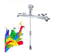 Agitador neumático, mezclador de tambor con montaje de abrazadera, agitador de aire, mezclador de cemento, mortero, yeso, pintura y forraje.(H004)