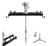 Agitador Neumático para Contenedores Ibc y Bidones 1000L, Mezclador de Pintura con Aspas Plegables y Perilla de Bloqueo Retráctil, para Adhesivos, Lubricantes, Pinturas y Resinas 1/2HP-3Cylinder