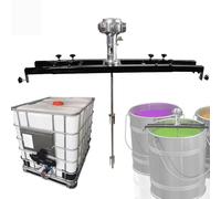 Agitador Neumático Para IBC Con 0-2500 RPM Y Extensión Telescópica De 62 Cm - Presión De Trabajo De 6-8 Kg, Disponible En 1 HP/3/4 HP/1/2 HP. Mezcladora De Pintura Para Disolvente De Tinta,A