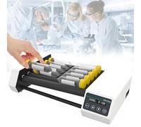 Agitador Orbital De Laboratorio De 6/8 Rodillos, Mezclador De Tubos De Ensayo Digital, Velocidad Ajustable 20-80 RPM, Temporizador De 1 Min-23 H 59 Min O Modo Continuo, Para Experimentos Químicos