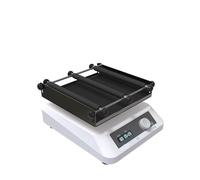 Agitador orbital digital, oscilador de laboratorio de 40-200 RPM con pantalla LCD, control de velocidad de oscilación horizontal, motor sin escobillas para vasos de precipitados y matraces, diseño d