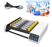 Agitador orbital digital y mezclador de rodillos con modos de balanceo y balanceo, motor sin escobillas, velocidad ajustable de 20-80 rpm, temporizador, capacidad para 10 o 14 tubos centrífugos de 50