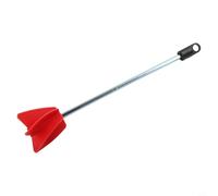 Agitador para taladro eléctrico, mezclador de hélice de 2 piezas con vástago hexagonal de 1/4 pulgadas y portabrocas de taladro, paletas mezcladoras de resina epoxi de metal y plástico para viscosa (A