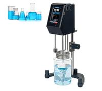 Agitador Techo Digital Para Laboratorio,Mezclador Eléctrico Y Agitador Líquidos,Con Velocidad Ajustable 260-2300 Rpm,Flotador Nivel Líquido,Carrera Elevación 185 Mm Para Industrias Alimentarias