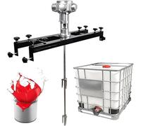 Agitadores De Aire IBC, Máquina Mezcladora Pintura Con Tanque 1 Tonelada, Tamaño Ajustable, Hélice Plegable, Herramienta Mezcla 1000L, For Agitador Disolución Tinta(Small5cylinders)