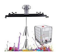 Agitadores de aire, máquina mezcladora de pintura de tanque de 1 tonelada, hélice plegable de 1/2, 3/4, 1 HP, mezclador eléctrico de barril de tonelada IBC, para agitador disolvente de tinta (3