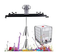 Agitadores de aire, máquina mezcladora de pintura de tanque de 1 tonelada, hélice plegable de 1/2, 3/4, 1 HP, mezclador eléctrico de barril de tonelada IBC, para agitador disolvente de tinta (3