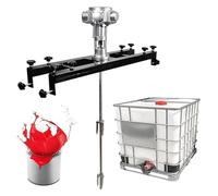 Agitadores de aire, máquina mezcladora de pintura de tanque de 1 tonelada, tamaño ajustable de 1/2, 3/4, 1 HP, hélice plegable, herramienta de mezcla de pintura de 1000 L, para agitador disolvente de