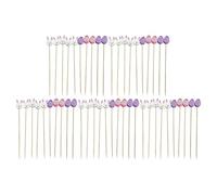 Agitadores de bebidas de Pascua - 100 piezas de agitadores de bebidas de huevo de conejo, palillos de dientes, decoración de de cóctel, decoración de pista, alimentos, pasteles, vacaciones