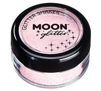 Agitadores de Brillo Pastel por Moon Glitter - 100% Brillo Cosmético para la Cara, Cuerpo, Uñas, Cabello y Labios - 3g - Rosa Bebé