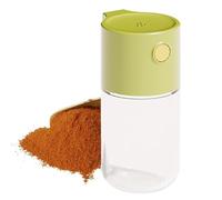 Agitadores de dragado de sal y pimienta, dispensador de pimienta, dispensador de condimentos de ración, botella de condimento de vidrio transparente hermético para una ingesta diaria saludable
