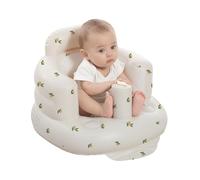 AGITVPS Asiento inflable de bebé para bebés de 3 a 36 meses, silla de bebé con bomba de aire integrada, asiento de suelo para bebé, asiento de bumbo para aprender a sentarse, alimentarse, acampar