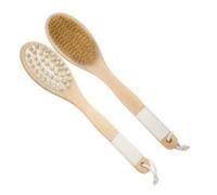 Agiva Cepillo Exfoliante Corporal y Masajeador con Mango Largo