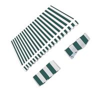 AGKANVCVNT Lona Recambio Toldo De Patio, Tela De Repuesto para Toldo Exterior, Toldo Retráctil De Balcón, Toldo De Puertas De Mercado con Cenefa, 3x2m 4x3m 5x3m 6x3m 7x4m(Green,4.5x1.5m/14.8x5ft)