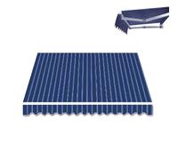 AGKANVCVNT Tela De Repuesto para Toldo Retráctil 3x2m 4x3m 5x3m Toldo Retráctil Exterior, Cubierta De Parasol, Parte Superior Dosel Lona Recambio para Balcón, Patio, Terraza(Blue,10x6.5ft/3x2m)