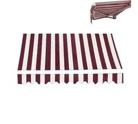 AGKANVCVNT Tela De Repuesto para Toldo Retráctil 3x2m 4x3m 5x3m Toldo Retráctil Exterior, Cubierta De Parasol, Parte Superior Dosel Lona Recambio para Balcón, Patio, Terraza(Curry,13x10ft/4x3m)