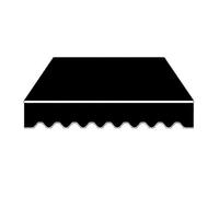 AGKANVCVNT Toldo Manual Retráctil 200 250 300 350 400cm Toldo Exterior Terraza, Tela De Recambio para Toldos, Lona Protección Solar UV, para Balcón Jardín Tiendas(Black,13x8ft/400x250cm)