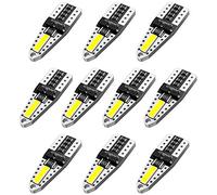 AGLINT Bombilla W5W T10 LED CANBUS 501 194 168 2825 para Coche Interiores Luces Bombillas Posición LED Domo Mapa Cortesía Matrícula Laterales Marcador Luce 12V 6500K Blanco Piezas