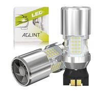 AGLINT Bombillas PWY24W PW24W LED CANBUS Sin Error Anti Hyper Flash 12181NA 12174 12182 para Coche LED DRL Diurnas Marcha Atrás Luces de Señal de Giro Luces de Niebla 6500K Blanco 2 Piezas
