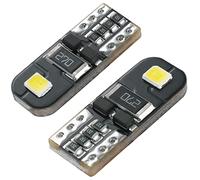 AGLINT T10 LED Bombilla Canbus Libre De Errores 2SMD 2835 W5W 2825 194 168 174 Luz para Coche Luz de Puertas Laterales Marcador Cortesía De La Matrícula Posición Luces 12V Blanco 20 Piezas