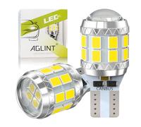 AGLINT W16W T15 LED Bombilla CANBUS Sin Error 22SMD 921 912 906 12V 24V para Coche LED Luces de Marcha Atrás Copia de Seguridad Luz Diurnas Trasera Luces 6500K Blanco 2Pcs