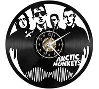 AGlitw Arctic Monkeys Band Disco de Vinilo Reloj de Pared Arctic Monkeys Regalo para Cualquier ocasión con Led,Led