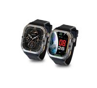 AGM AGM Legion 3 Smartwatch Rugerizado 5 ATM Smartwatch resistente con pantalla AMOLED de 1,95", llamadas Bluetooth, batería de 500 mAh, monitorización