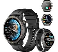 AGM Legion 2026 Smartwatch Hombre Mujer con GPS, Mapas Offline para Registro de Rutas, Pantalla AMOLED 1,43", Reloj Deportivo, 5ATM Impermeable, Monitor de Fitness con Llamadas, Correa Magnética