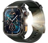 AGM Legion 3 Reloj inteligente militar Indestructible, Pantalla AMOLED de 1,95" Ultra-brillante, resistente a los golpes (estándar 810H) e impermeable 5ATM, linterna LED, llamadas Bluetooth, reloj