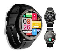AGM Legion Reloj Inteligente Hombre con GPS Integrado, Smartwatch Deportivo Circular 1.43", 5ATM, Llamadas Bluetooth, Batería 300mAh. para Running y Exteriores (Android/iOS) - Negro