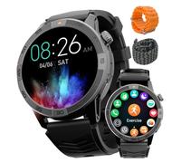 AGM Legion Reloj inteligente militar para mujer y hombre con función de teléfono, 1,43 pulgadas HD AMOLED Smartwatch con más de 100 modos deportivos, frecuencia cardíaca, monitor de sueño, resistente