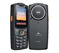 AGM M6 Teléfono Básico para Mayores Rugerizado Negro