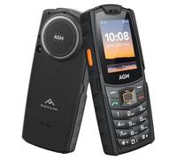 AGM M6 SE - Teléfono móvil para exteriores sin contrato, robusto, pantalla a color de 2,4 pulgadas, fuente grande y botón grande, batería de 1500 mAh de 48 MB+128 MB, resistente al agua (IP68/IP69K
