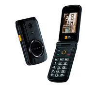 AGM M8 Flip Móvil Básico para Personas Mayores Rugerizado Negro