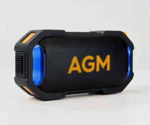 Agm mag rock altavoz para fiestas negro, naranja 8 w