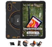 AGM Tablet Rugerizada, 11 Pulgadas Tablet Android con 4G LTE Libre, 16GB + 256GB/TF hasta 2TB, Pantalla FHD IPS Widevine L1, 50MP+8MP, IP68/IP69K y a Prueba de caídas