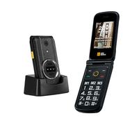 AGM Teléfono Móvil Plegable, M8 Flip 4G Teléfono Móvil Senior con Botones Grandes, a Prueba de Agua/Derrames, Composición Rápida, Teclado Grande, SOS, 104 dB, 1500 mAh, 4G Dual-SIM