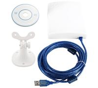 Agmoctz 150Mbps alta ganancia 14DBi antena 5M cable adaptador USB sin alta potencia exterior impermeable WiFi receptor WiFi