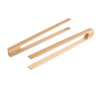 Agmoctz 2 Pinzas MagnéTicas de Bambú para, Tenazas de Madera para de Cocina de 8,7 Pulgadas para Cocinar, Utensilios de Cocina de Bambú Natural