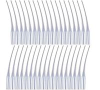 Agmoctz 300 puntas de pegamento compatibles con CA, aplicador de extensión de precisión de plástico, micropuntas adhesivas de distribución para pegamento en botella