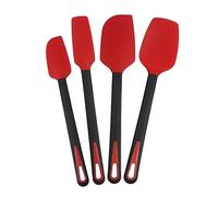 Agmoctz 4 EspáTulas de Silicona para Cocinar Raspador Resistente Al EspáTula para Hornear Comercial para Utensilios de Cocina