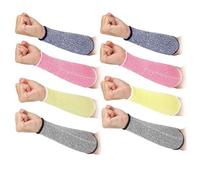 Agmoctz 4 Pares de Protectores de Brazo para Piel Fina y Hematomas, de Antebrazo Resistente A, de Protección Quemaduras de Brazo de 5