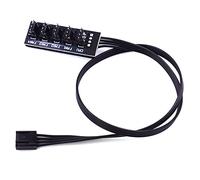 Agmoctz 40Cm 1 una 5 4-Pin TX4 PWM Fan CPU HUB Splitter PC Case Chasis Cooler Extension Cable Adapter Controller