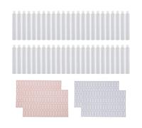 Agmoctz 48 Tubos de Pintura de Aluminio Vacíos de 20 Ml para Almacenar la Pintura Restante, Aceites Acrílicos, Gouaches de Acuarela, con 4 Hojas de Etiqueta