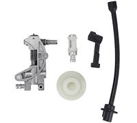 Agmoctz 5 unidades serías bomba filtro manguera línea boquilla turbina kit para 4500 5200 5800 45CC 52CC 58CC motosierra de repuesto