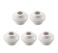Agmoctz 5 Unids/Set Piscina Boquilla de Piscina Boquilla Boquilla AdaptacióN de Globo Ocular SPA Volver InstalacióN de Chorro Salida de Agua de 1,5 Pulgadas