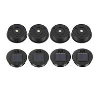 Agmoctz 8 Piezas de Repuesto de Luces Solares, Parte Superior de Linterna Solar, Luces LED de Tapa de Linterna de Panel Solar para DecoracióN Colgante Al Aire Libre