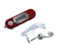 Agmoctz 8G USB Flash Drive Reproductor de MP3 FM Rojo
