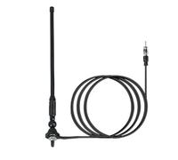 Agmoctz Antena de Radio Universal Am/FM para Coche, Todoterreno, UTV, Caravana, Camión, Resistente Al Agua, con Conector Tipo Linterna.